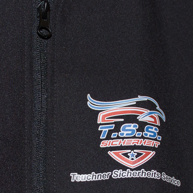 Texildruck Textilveredelung Softshelljacken bedruckt Hameln Hannover Minden Stadthagen Porta Westfalica